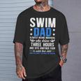 Swim Dad Definition Dad Of A Swimmer Father Swimming Dad T-Shirt Gifts for Him