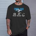 Swim Dad Life Swimming Dad Of A Swimmer Father T-Shirt Gifts for Him Swim Dad Life Swimming Dad Of A Swimmer Father T-Shirt Gifts for Him