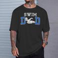 Swim Dad Of A Swimmer Dad Proud Swim Father Swimming Dad T-Shirt Gifts for Him