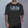 Swim Grandma For Mother's Day Polyester 100 Small Short Sleeve Pull On 1 Count Women Grandmothers Swimming Enthusiasts For Grandmothers T-Shirt Gifts for Him
