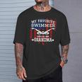 Swim Grandma Tshirt US American Flag Swimming Tee T-Shirt Gifts for Him Swim Grandma Tshirt US American Flag Swimming Tee T-Shirt Gifts for Him