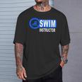 Swim Instructor Swimming Teacher Swimmer In Pool Graphic Art T-Shirt Gifts for Him Swim Instructor Swimming Teacher Swimmer In Pool Graphic Art T-Shirt Gifts for Him