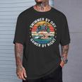 Swimmer By Day Gamer By Night Swimming Vintage Gaming Swim T-Shirt Gifts for Him