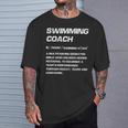 Swimming Coach Definition Swimming Instructor T-Shirt Gifts for Him Swimming Coach Definition Swimming Instructor T-Shirt Gifts for Him