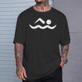 Swimming Icon T-Shirt Gifts for Him