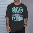 Swimming Parent Swimmer Mom Dad My Favorite Swim Meet T-Shirt Gifts for Him