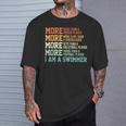 Swimming Saying Swim Swimmer T-Shirt Gifts for Him
