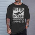 Swimming Swimmer Swim The Pool Is Calling Vintage T-Shirt Gifts for Him