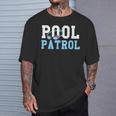 Swimming Swimmer Swim Pool Patrol Coach Dad T-Shirt Gifts for Him Swimming Swimmer Swim Pool Patrol Coach Dad T-Shirt Gifts for Him