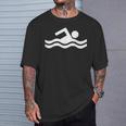 Swimming Symbol T-Shirt Gifts for Him Swimming Symbol T-Shirt Gifts for Him