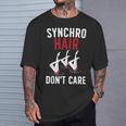 Synchronized Swimming Art For Men Women Synchronized Swim T-Shirt Gifts for Him