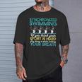 Synchronized Swimming Shirt Synchro Swimmer Artistic T-Shirt Gifts for Him Synchronized Swimming Shirt Synchro Swimmer Artistic T-Shirt Gifts for Him