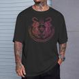 Thai Tattoo Twin Tiger Sak Yant Muay Thai Thailand Graphic T-Shirt Gifts for Him