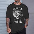 Tiger Muay Thai And Kickboxing T-Shirt Gifts for Him