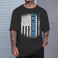 USA Flag Swimming Swim American Swimmer T-Shirt Gifts for Him USA Flag Swimming Swim American Swimmer T-Shirt Gifts for Him