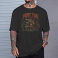 Vintage Muay Thai Wai Kru Thai Boxing Ritual Art Crocodile T-Shirt Gifts for Him Vintage Muay Thai Wai Kru Thai Boxing Ritual Art Crocodile T-Shirt Gifts for Him