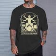 Vitruvian Drummer Drum Kit Music Lover Musician Men T-Shirt Gifts for Him Vitruvian Drummer Drum Kit Music Lover Musician Men T-Shirt Gifts for Him
