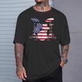 Women's American Flag Drum Kit Patriotic US Drum Art T-Shirt Gifts for Him Women's American Flag Drum Kit Patriotic US Drum Art T-Shirt Gifts for Him