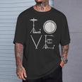 Women's Drum Kit Love Illustration For Music Enthusiasts T-Shirt Gifts for Him Women's Drum Kit Love Illustration For Music Enthusiasts T-Shirt Gifts for Him