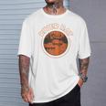 Canoe Canoeing Retro River Rat Raglan Baseball Tee T-Shirt Gifts for Him
