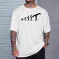 Canoe Evolution Canoeing Shirt T-Shirt T-Shirt Gifts for Him