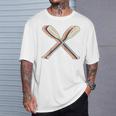 Canoeing Canoe Paddle Paddling Retro Line Art Raglan Baseball Tee T-Shirt Gifts for Him Canoeing Canoe Paddle Paddling Retro Line Art Raglan Baseball Tee T-Shirt Gifts for Him