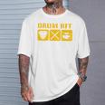 Drum Kit Band Drumming Drumsticks Musical Drums T-Shirt Gifts for Him