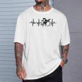 Drum Kit Pulse Line Rock Artist Drum Set T-Shirt Gifts for Him Drum Kit Pulse Line Rock Artist Drum Set T-Shirt Gifts for Him