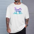 Drum Kit Set Drummer Pullover T-Shirt Gifts for Him Drum Kit Set Drummer Pullover T-Shirt Gifts for Him