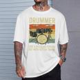 Drummer Better Timing Retro Vintage Sunset Drum Kit Graphic T-Shirt Gifts for Him Drummer Better Timing Retro Vintage Sunset Drum Kit Graphic T-Shirt Gifts for Him
