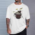 Drummer Drum Kit Premium Tri-Blend T-Shirt Gifts for Him Drummer Drum Kit Premium Tri-Blend T-Shirt Gifts for Him
