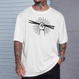 Drummer Drum Kit Rock & Roll Music Drummer T-Shirt Gifts for Him