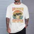 Drummer Like a Musician Only On Time Vintage Sunset Drum Kit Raglan Baseball Tee T-Shirt Gifts for Him Drummer Like a Musician Only On Time Vintage Sunset Drum Kit Raglan Baseball Tee T-Shirt Gifts for Him