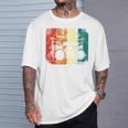 Drumset Cool Retro Vintage Drum Kit Drummer Music Percussion T-Shirt Gifts for Him