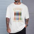 Kayak And Canoe Lake Fun Raglan Baseball Tee T-Shirt Gifts for Him