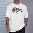 Peace Love Swim Tie Dye Swimmer Swimming Summer Trip T-Shirt Gifts for Him Peace Love Swim Tie Dye Swimmer Swimming Summer Trip T-Shirt Gifts for Him
