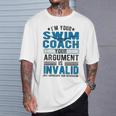 Swim Coach Swimming Coach T-Shirt Gifts for Him