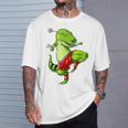 T-Rex Dinosaur Muay Thai Boxing Karate Martial Arts Kung Fu T-Shirt Gifts for Him