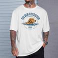 Women's Golden Retriever Swimming T-Shirt Gifts for Him Women's Golden Retriever Swimming T-Shirt Gifts for Him