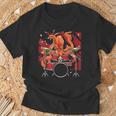 Animal Octopus Musician Drum Kit Octopus Drummer T-Shirt Gifts for Old Men
