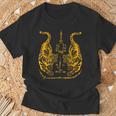 Awesome Orange Double Tiger Muay Thai Sak Yant T-Shirt Gifts for Old Men Awesome Orange Double Tiger Muay Thai Sak Yant T-Shirt Gifts for Old Men