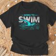 Born To Swim Swimmers For Swimming Athlete T-Shirt Gifts for Old Men