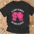 Boxing Gloves Muay Thai Women Girls Muay Thai T-Shirt Gifts for Old Men