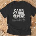 Camp Canoe Repeat Outdoor Adventure T-Shirt Gifts for Old Men Camp Canoe Repeat Outdoor Adventure T-Shirt Gifts for Old Men
