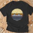 Canoe Canoeing Vintage Sunset T-Shirt Gifts for Old Men Canoe Canoeing Vintage Sunset T-Shirt Gifts for Old Men