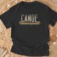 Canoe Canoeing Vintage Canoe T-Shirt Gifts for Old Men