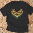 Canoe Heart Cute Minimalist Paddling Adventure T-Shirt Gifts for Old Men