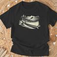 Canoe Tripper Loading Portage Pack First Light T-Shirt Gifts for Old Men