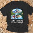 I Like Canoeing And Maybe 3 People Canoe T-Shirt Gifts for Old Men