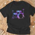 Cool Drum Kit Percussion Vintage Retro Drummer Costume T-Shirt Gifts for Old Men Cool Drum Kit Percussion Vintage Retro Drummer Costume T-Shirt Gifts for Old Men